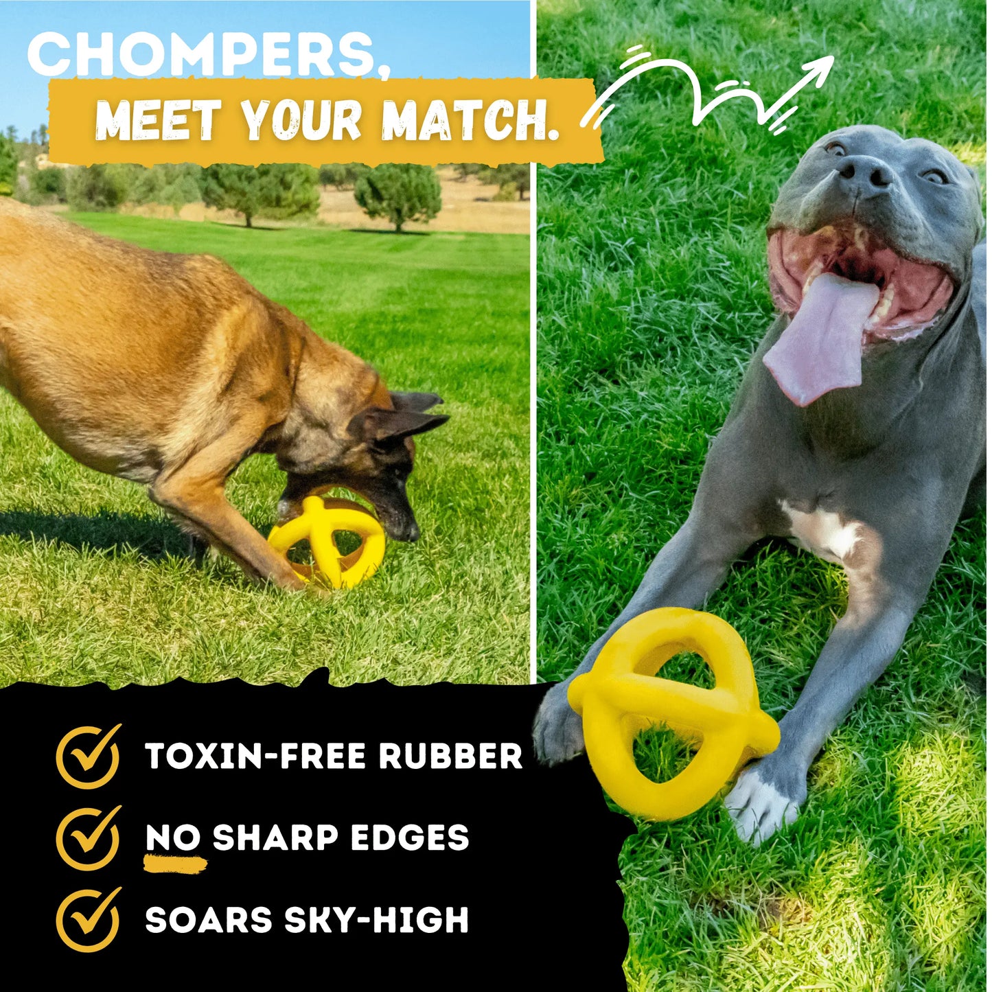 Giant Indestructible Dog Ball – Built for Large Breeds & Power Chewers